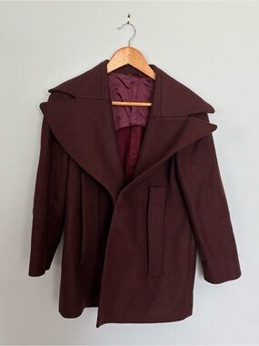 Maison Margiela Burgundy Coat